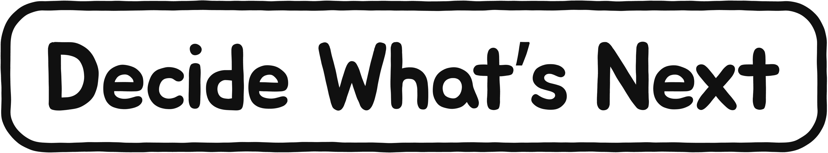 what's next?